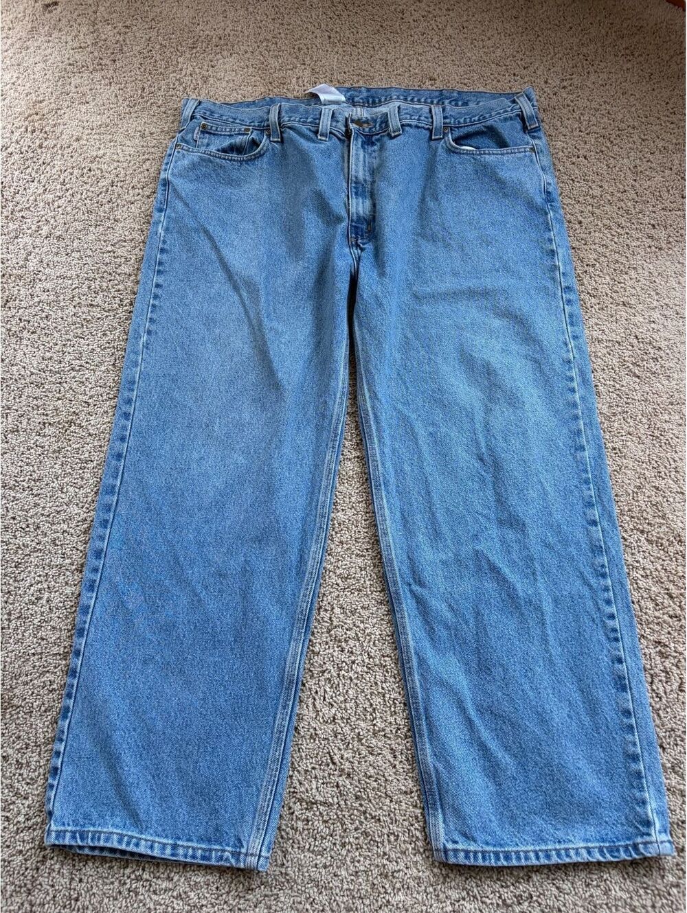 Carhartt B460 classic Relaxed-Fit Straight-Leg Jeans light Vintage Blue 46 x 30